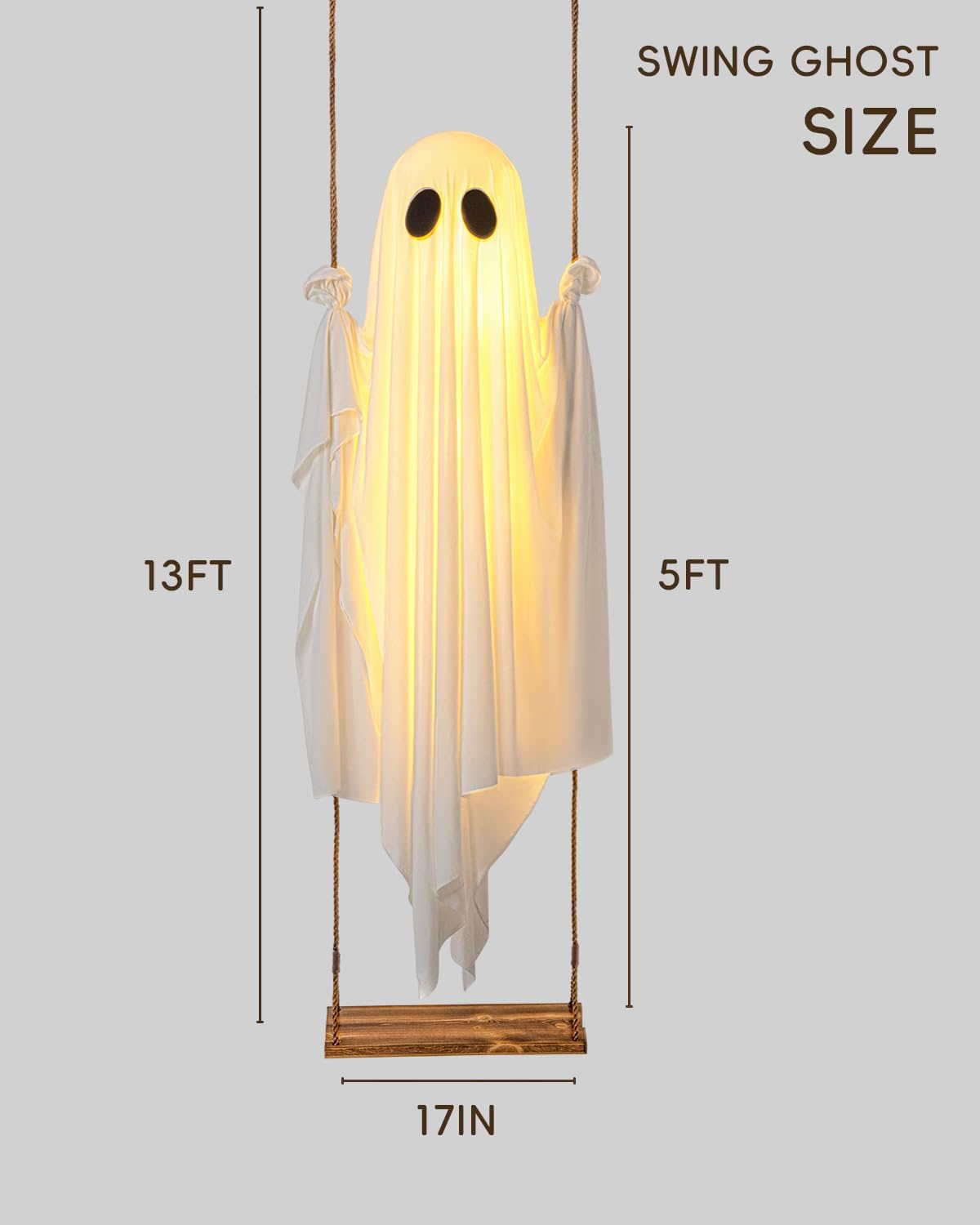 Enchanting LED Hanging Ghost Decor™
