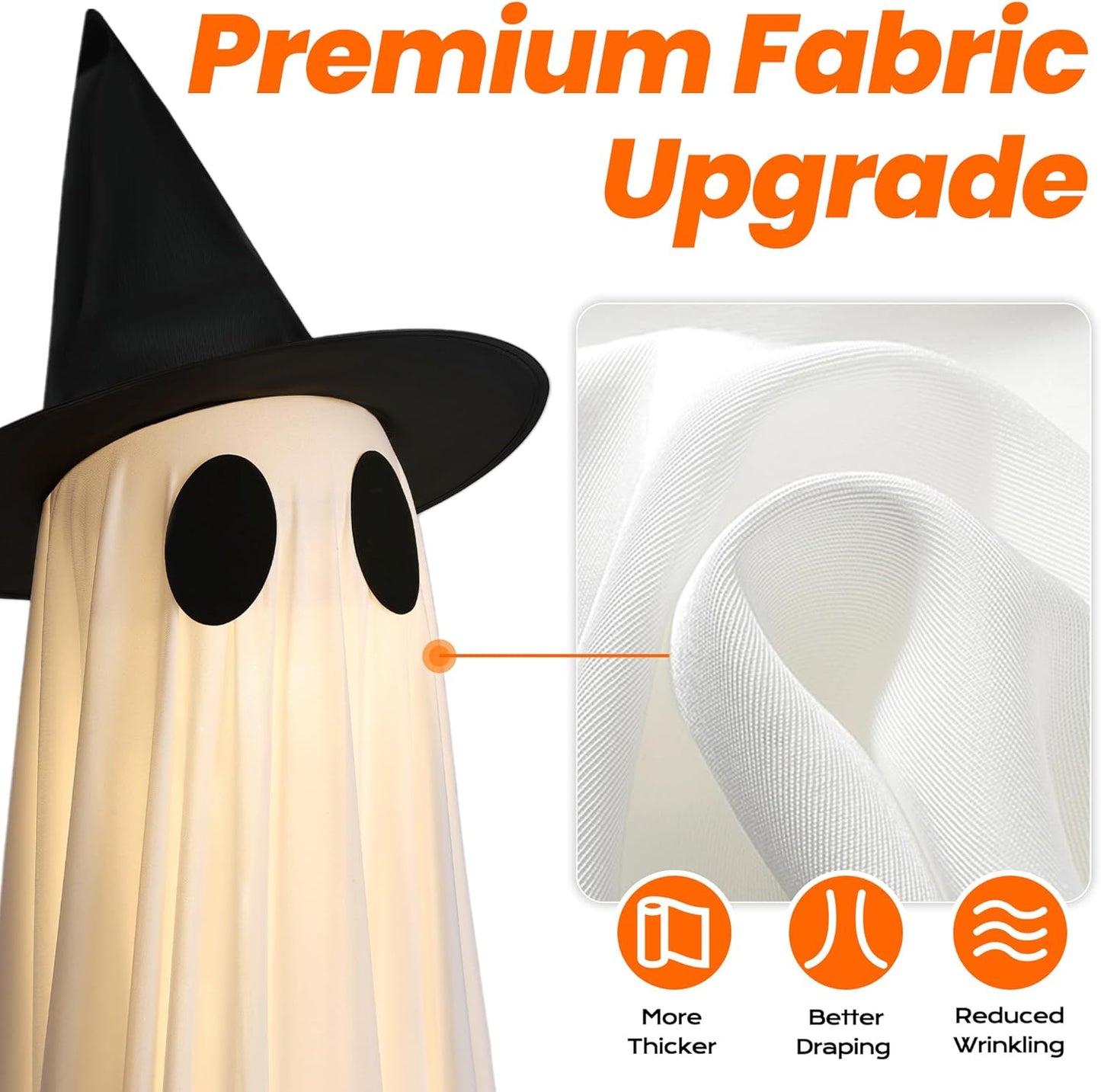 Ghost Decor 2 Packs Halloween Decorations Outdoor