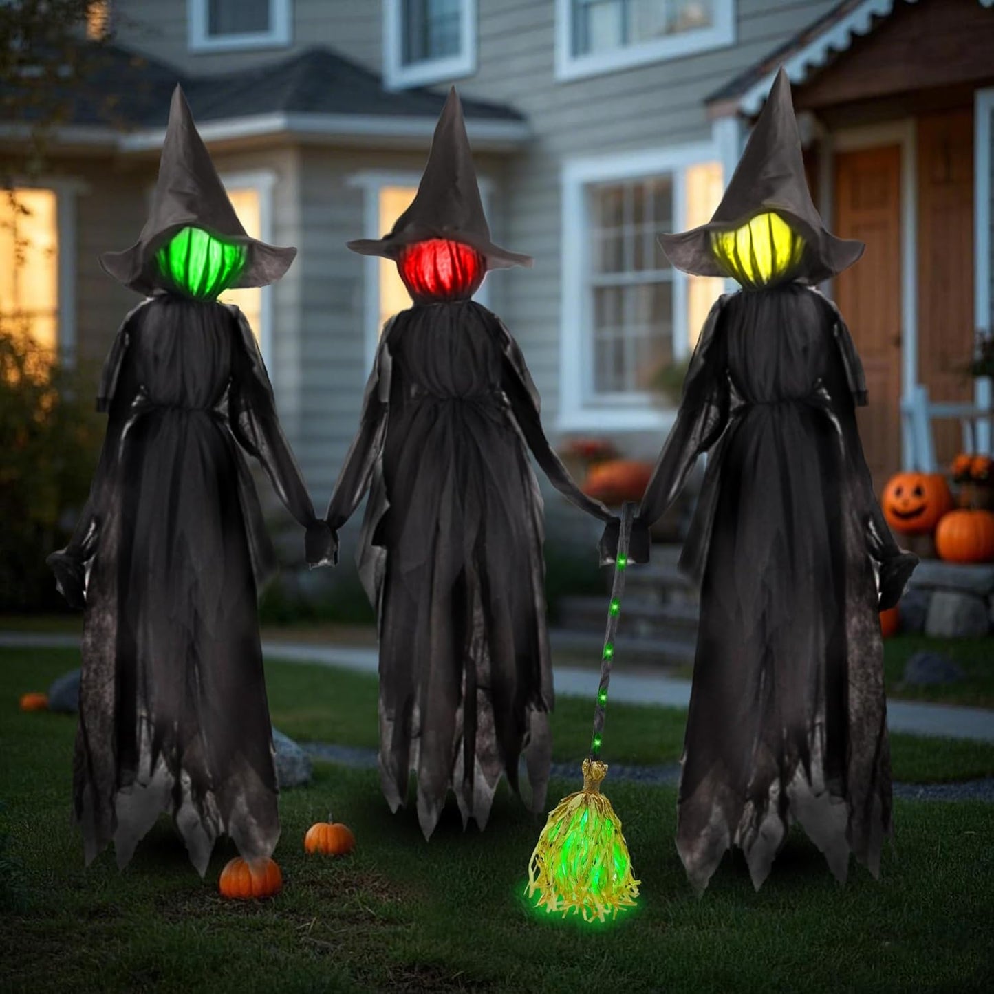 Enchanting Light-Up Witch Stakes™