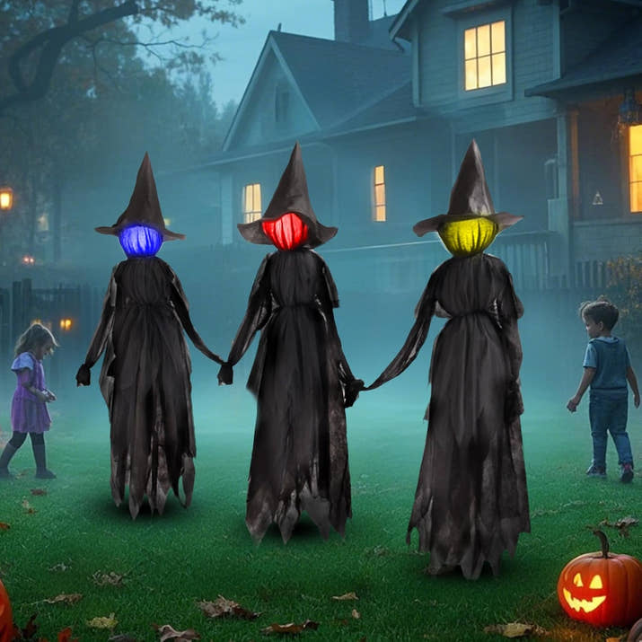 Enchanting Light-Up Witch Stakes™