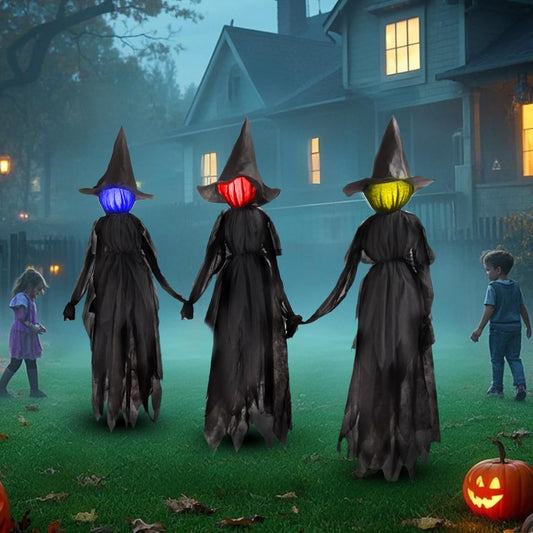Enchanting Light-Up Witch Stakes™