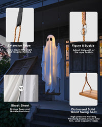 Enchanting LED Hanging Ghost Decor™