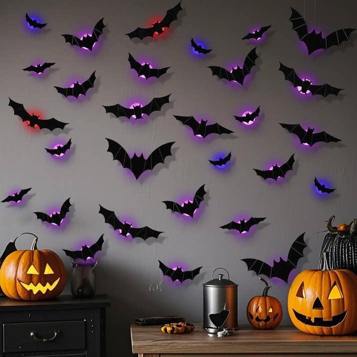 Lighted Halloween Bat Wall Decor™