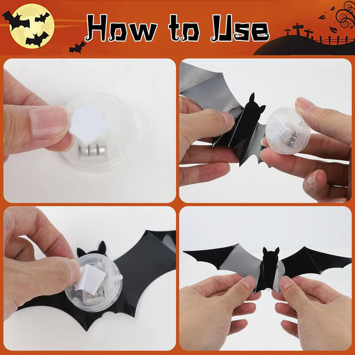 Lighted Halloween Bat Wall Decor™