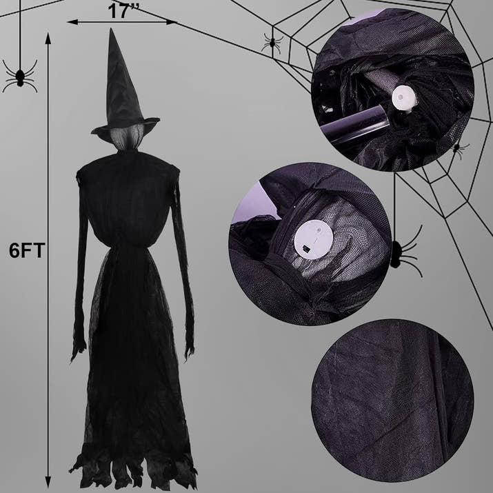 Enchanting Light-Up Witch Stakes™