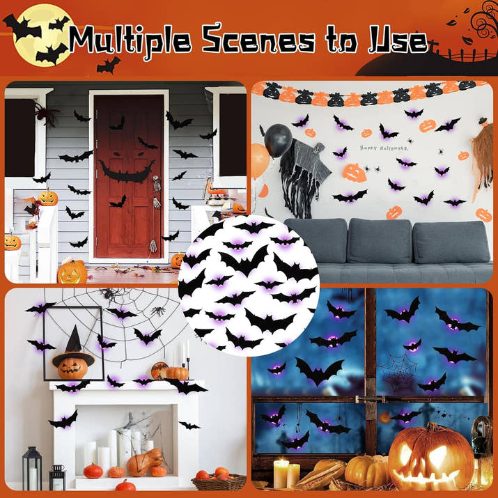 Lighted Halloween Bat Wall Decor™